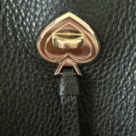 Kate Spade Marti Women's Shoulder Large Bucket Handbag - Black/Gold - Picture 10 of 12